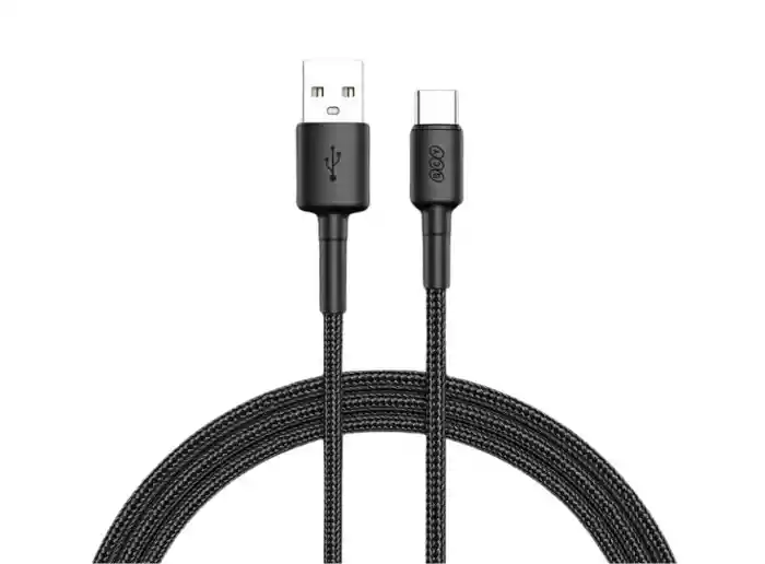 QCY DC05 60W Quick Charge USB-A to Type-C Data Cable – Black
